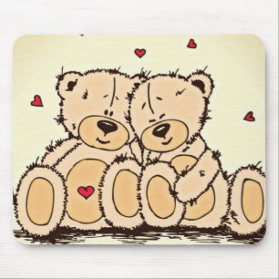 Cute Teddy Bears Muismat