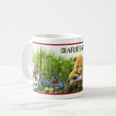 Cute Teddy Bear's Personnalisé Picnic Mug (Devant gauche)
