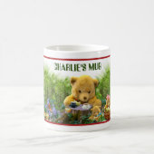 Cute Teddy Bear's Personnalisé Picnic Mug (Centre)