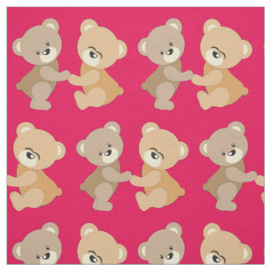 Cute Teddy Bears Stof