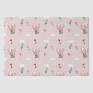 Cute teddy beer gift ballon Valentijnsdag Tissuepapier