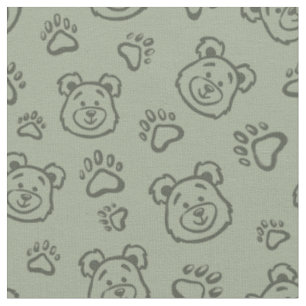 Cute Teddybeerpoten Boho Jongen Baby Kids Saliegro Stof