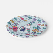 Cute Teepee Boho Tribal Birthday Paper Bord (Gekanteld)