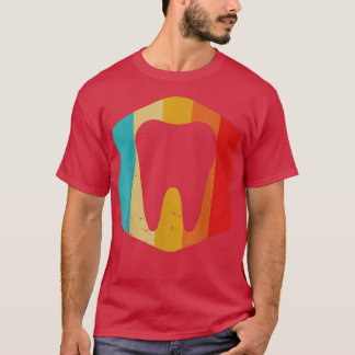 Cute Teeth Art for Men Dental Hygienist Assi T-shirt