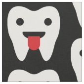 Cute Teeth Hearts Pattern Stof (Close Up)