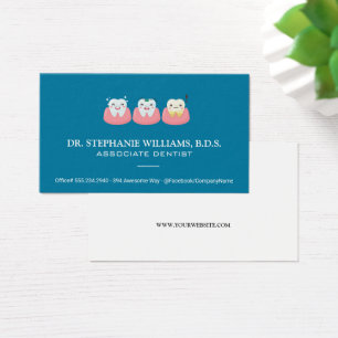 Cute Teeth Logo Visitekaartje