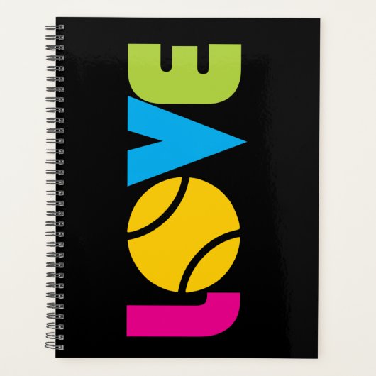 Cute Tennis LOVE - Planner (Voorkant)