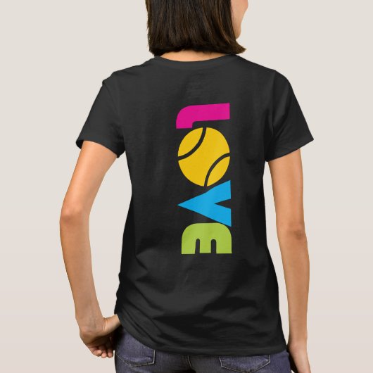 Cute Tennis LOVE - T-shirt (Dos)