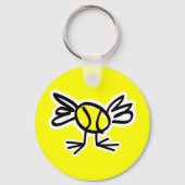 Cute tennis meisje sleutelhanger cadeau (Voorkant)