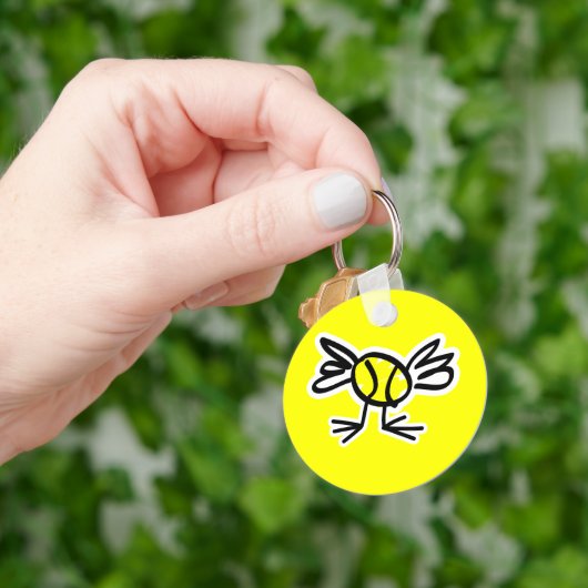 Cute tennis meisje sleutelhanger cadeau (Hand)