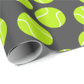 Cute Tennis Wrapping Paper Cadeaupapier (Rol Hoek)