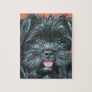 Cute Terrier Dog Painting Legpuzzel