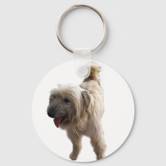 Cute Terrier Sleutelhanger (Voorkant)