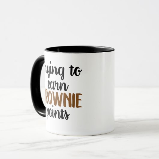 Cute Testing om brownie points mok leraar te verdi (Voorkant links)