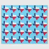 Cute Texas State Red White Cadeaupapier (Vlak)
