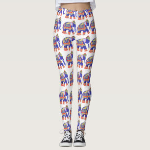 Cute Thai Elephant Leggings Motifs