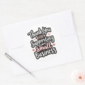 Cute thank you sticker perfect for small business  (Enveloppe)