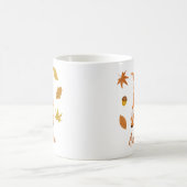 Cute Thanksgiving gnoom met pompoen gepersonalisee Koffiemok (Center)