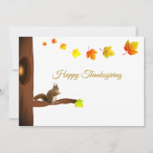 Cute Thanksgiving Kaart (Voorkant)