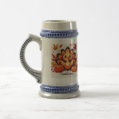 Cute Thanksgiving kalkoen mok rand (Links)