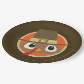 Cute Thanksgiving Pilgrim turkey party bord (Gekanteld)