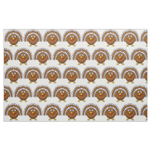 Cute Thanksgiving Turkey Fabric Stof