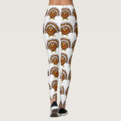 Cute Thanksgiving Turkije Leggings (Achterkant)
