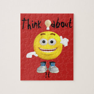 Cute Thinking Emoji Legpuzzel