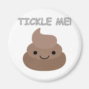 Cute Tickle Me Poop Emoji Magneet