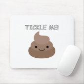 Cute Tickle Me Poop Emoji Muismat (Met muis)