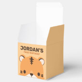 Cute Tiger Birthday Bedankdoosjes (Geopend)