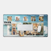 Cute Tiger Cubs Photo Beach House (Clavier et souris)