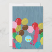 Cute Tiger - invitation du Parti Anniversaire de e (Dos)