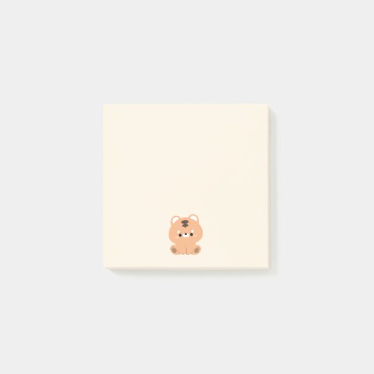 Cute Tiger Post-it® Notes (Voorkant)