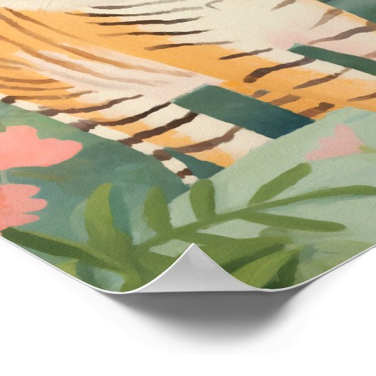 Cute Tiger Poster (Hoek)
