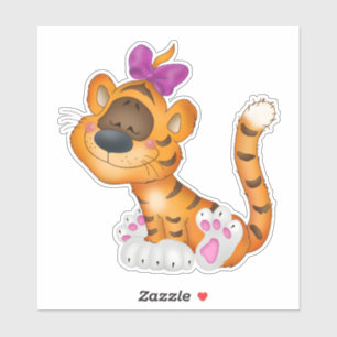 Cute Tiger Sticker