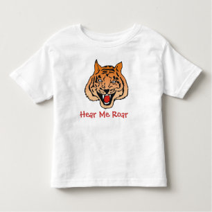 Cute Tiger T "Hear me Roar" Toddlers Kinder Shirts