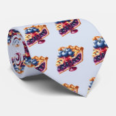 Cute tiled blueberry tie pattern  stropdas (Opgerold)