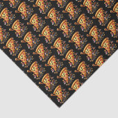 Cute tiled pizza party skateboarding tissuepapier (Detail)