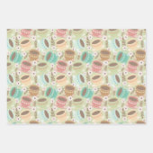 Cute tiled tea party inpakpapier vel (Voorkant)