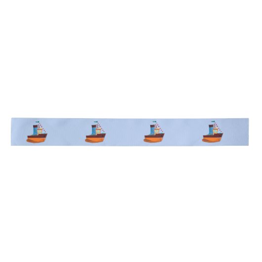 Cute Tiny Tugboat Thunder-Cove Lint (Voorkant)