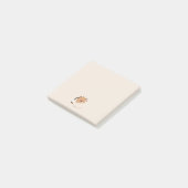 Cute Tired Capybara Post-it® Notes (Schuin)