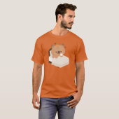 Cute Tired Capybara T-shirt (Voorkant volledig)