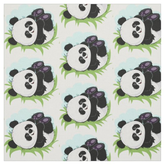 Cute tissu Panda 2/4 (Échantillon)