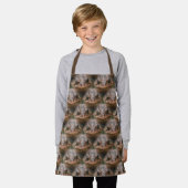 Cute Toad Face Animal Pattern Schort (Gedragen)
