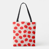Cute Tomates Canvas tas (Achterkant)