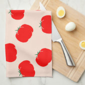 Cute tomates Serviette de cuisine (Quart Plié)