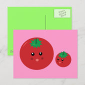 Cute Tomato Briefkaart (Voorkant / Achterkant)