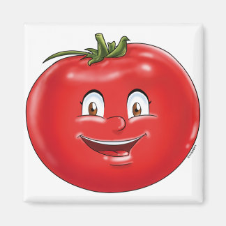 Cute Tomato grappige cartoon groente Magneet