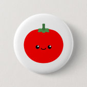 Cute Tomato Ronde Button 5,7 Cm (Voorkant)